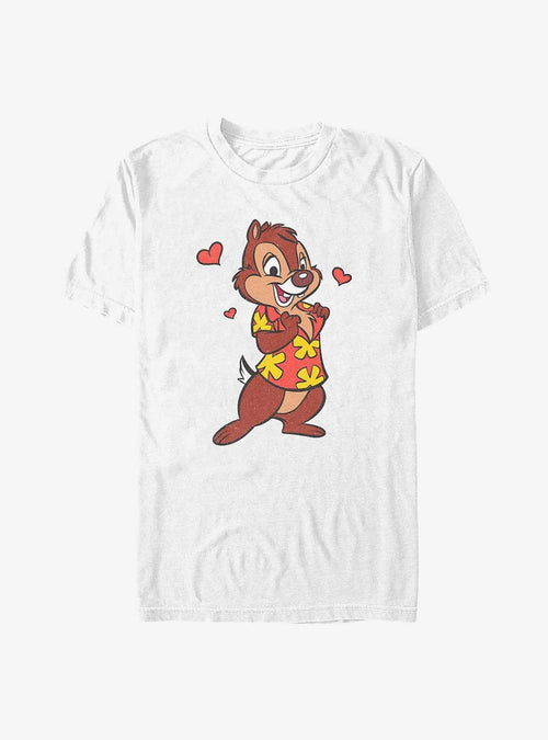 Polera Disney Chip 'n' Dale Chip de San Valentín Tallas Grandes