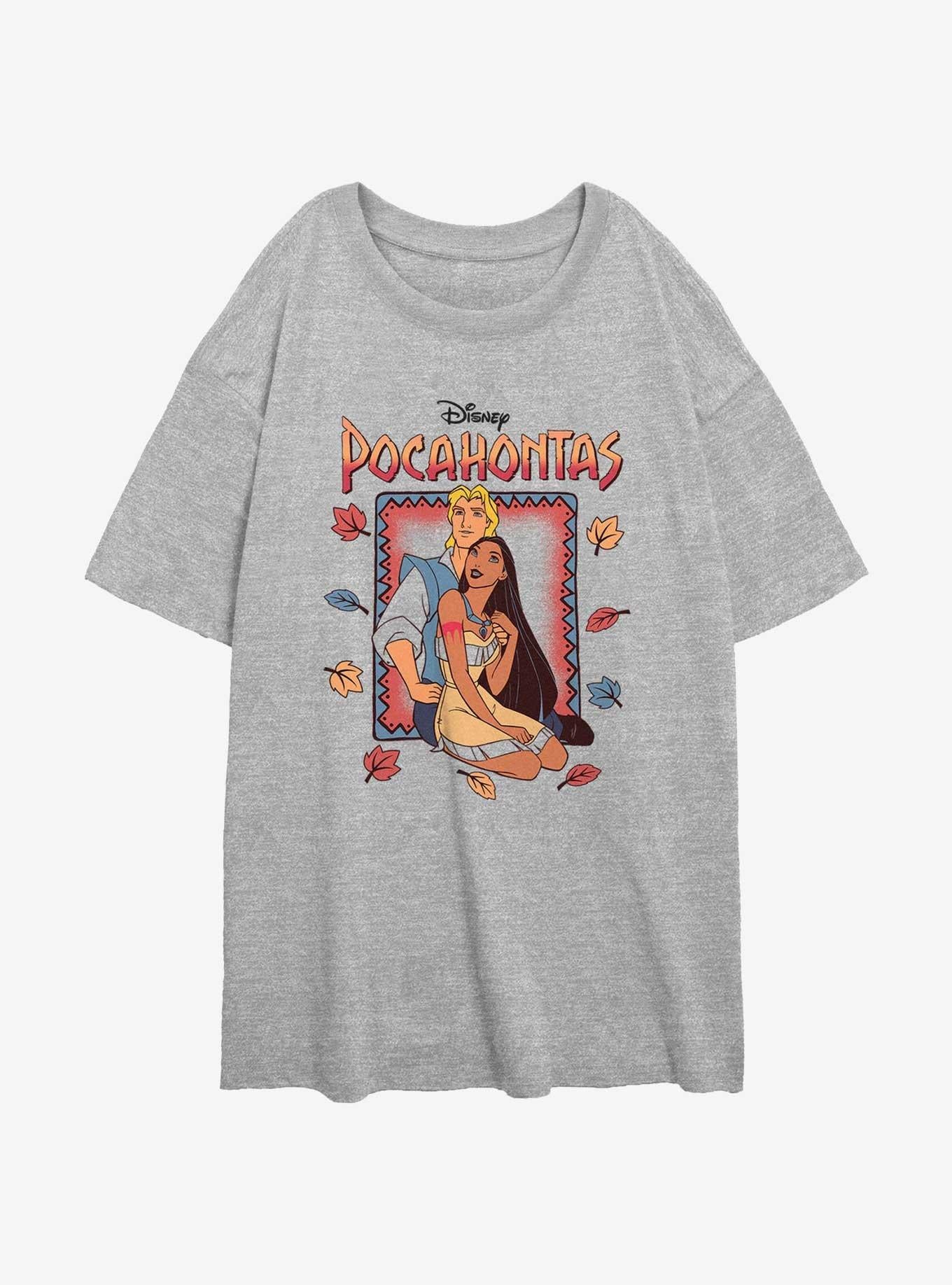 Polera oversize mujer Pocahontas y John Smith