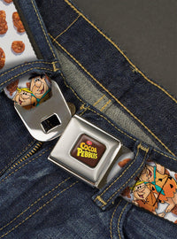 Cinturón Los Picapiedra con Fred, Barney y Cocoa Pebbles