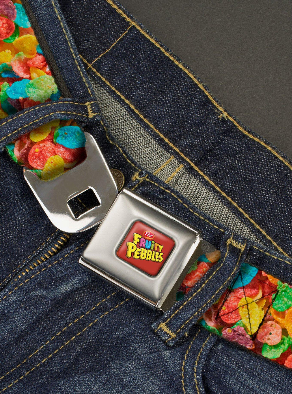 Cinturón tipo cinturón de seguridad The Flintstones Fruity Pebbles