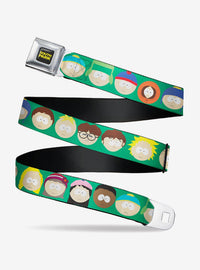 Cinturón South Park con hebilla tipo cinturón de seguridad
