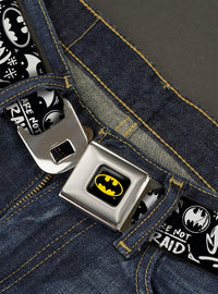 Cinturón Batman Gotham City estilo cinturón de seguridad