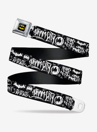 Cinturón Batman Gotham City estilo cinturón de seguridad