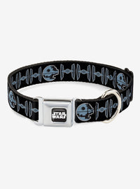 Collar para perro Star Wars: Estrella de la Muerte y TIE Fighters