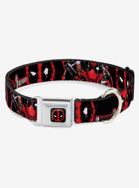 Collar para perro Marvel Deadpool con hebilla tipo cinturón