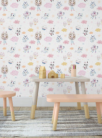Papel mural autoadhesivo Gabby's Dollhouse