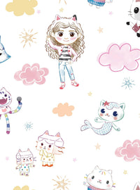 Papel mural autoadhesivo Gabby's Dollhouse