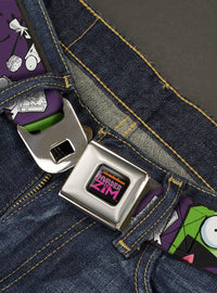 Cinturón juvenil morado Invader Zim GIR