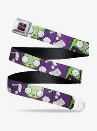Cinturón juvenil morado Invader Zim GIR