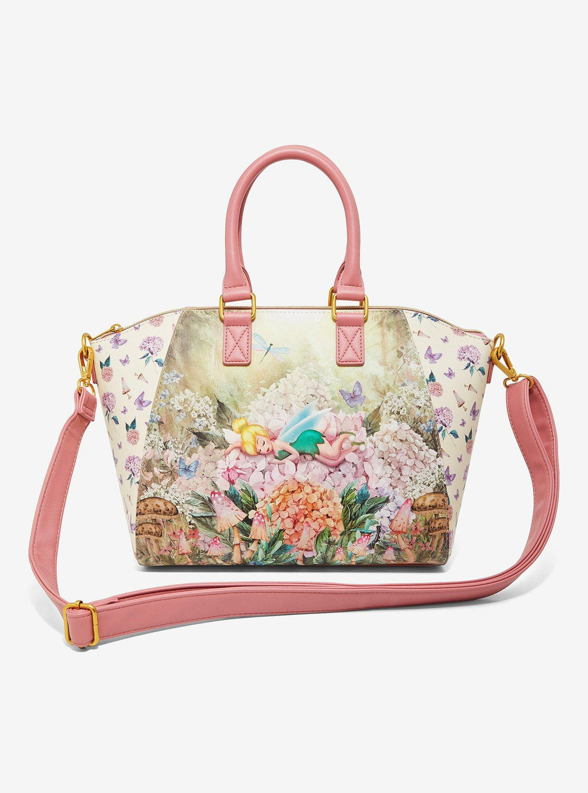 Cartera Disney Tinker Bell entre flores