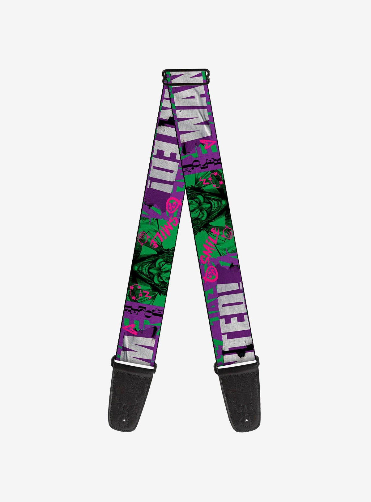 Correa de guitarra DC Comics The Joker: Wanted y grafiti