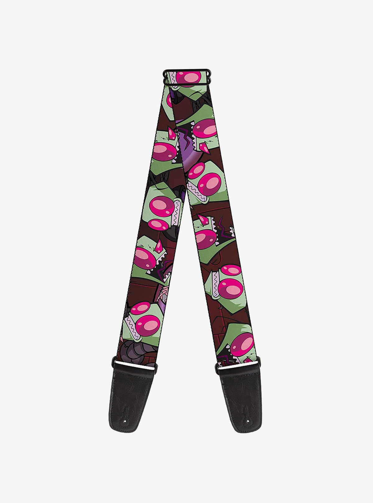 Correa para guitarra Invader Zim: poses en primer plano