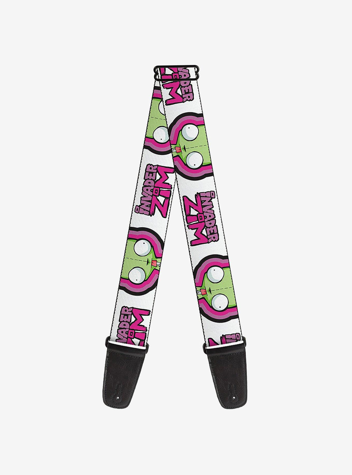 Correa de guitarra Invader Zim con logo y GIR