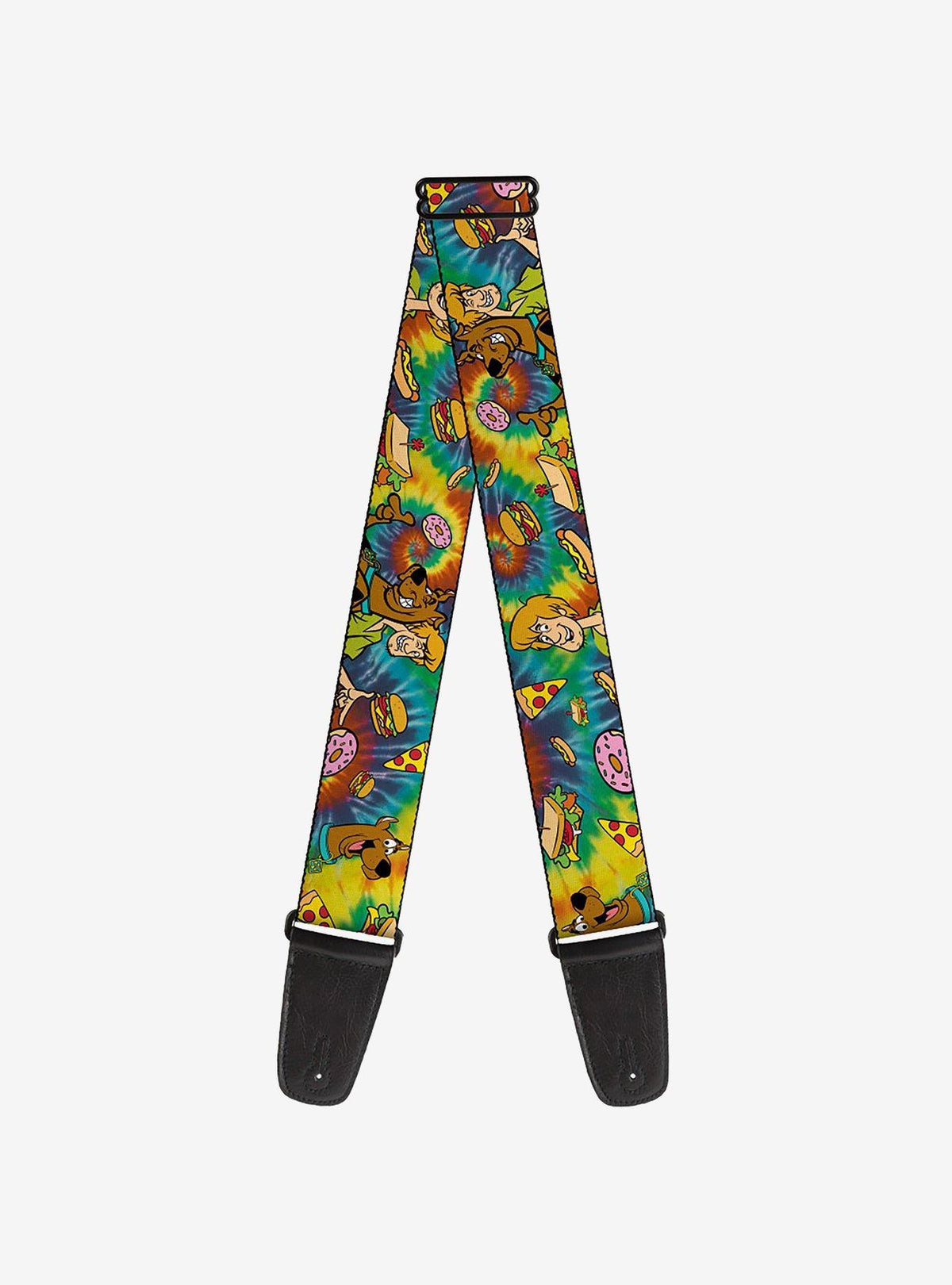 Correa de guitarra tie-dye de Scooby-Doo y Shaggy