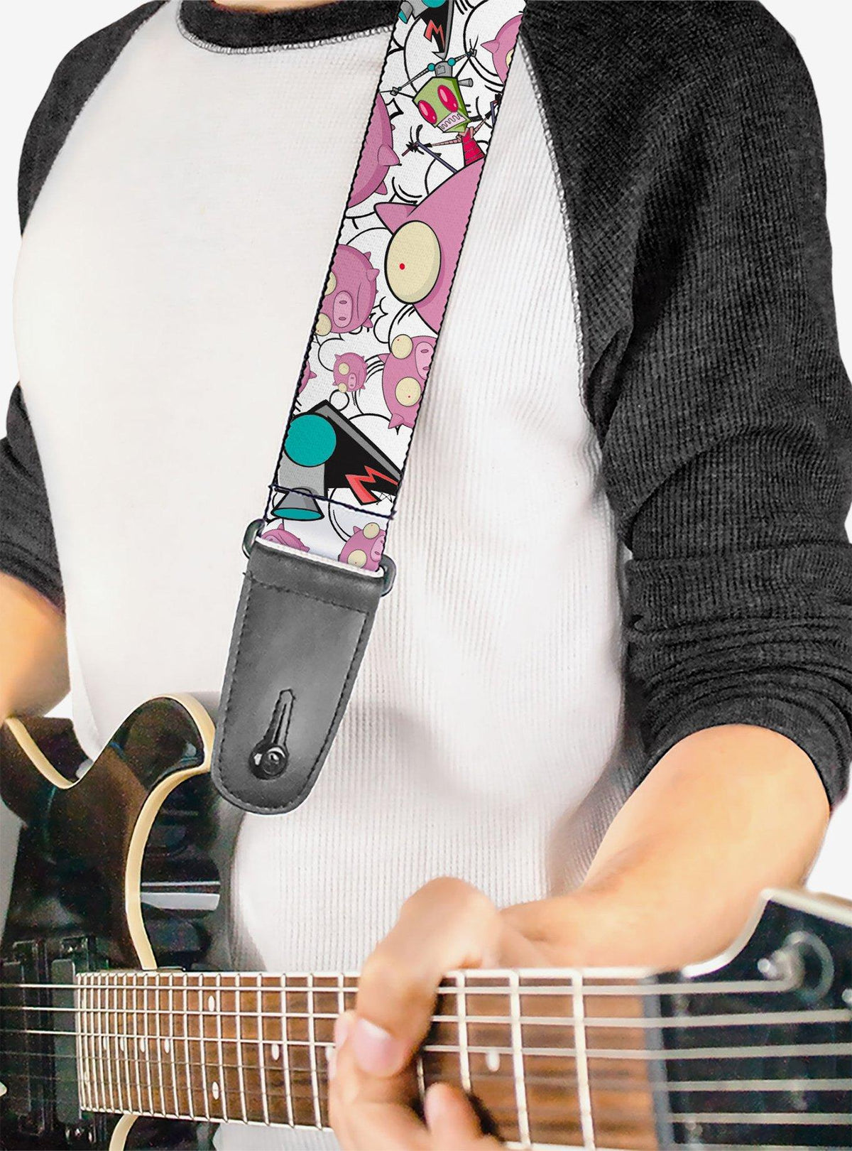Correa para guitarra GIR y cerditos | Invader Zim