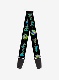 Correa para guitarra Rick and Morty: logo y portal