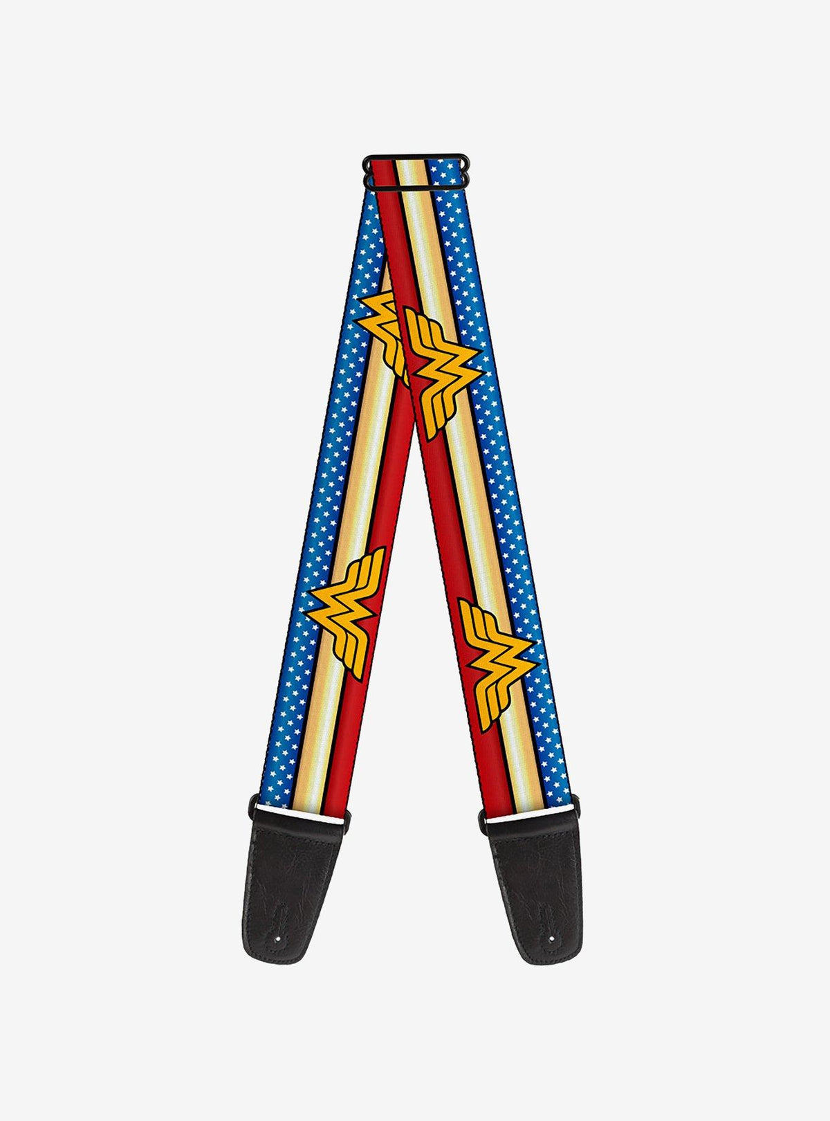 Correa para guitarra Wonder Woman con estrellas