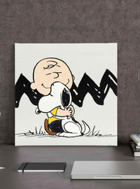 Cuadro de lienzo Peanuts: Charlie Brown y Snoopy