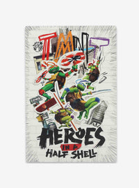 Teenage Mutant Ninja Turtles: decoración metálica de pared