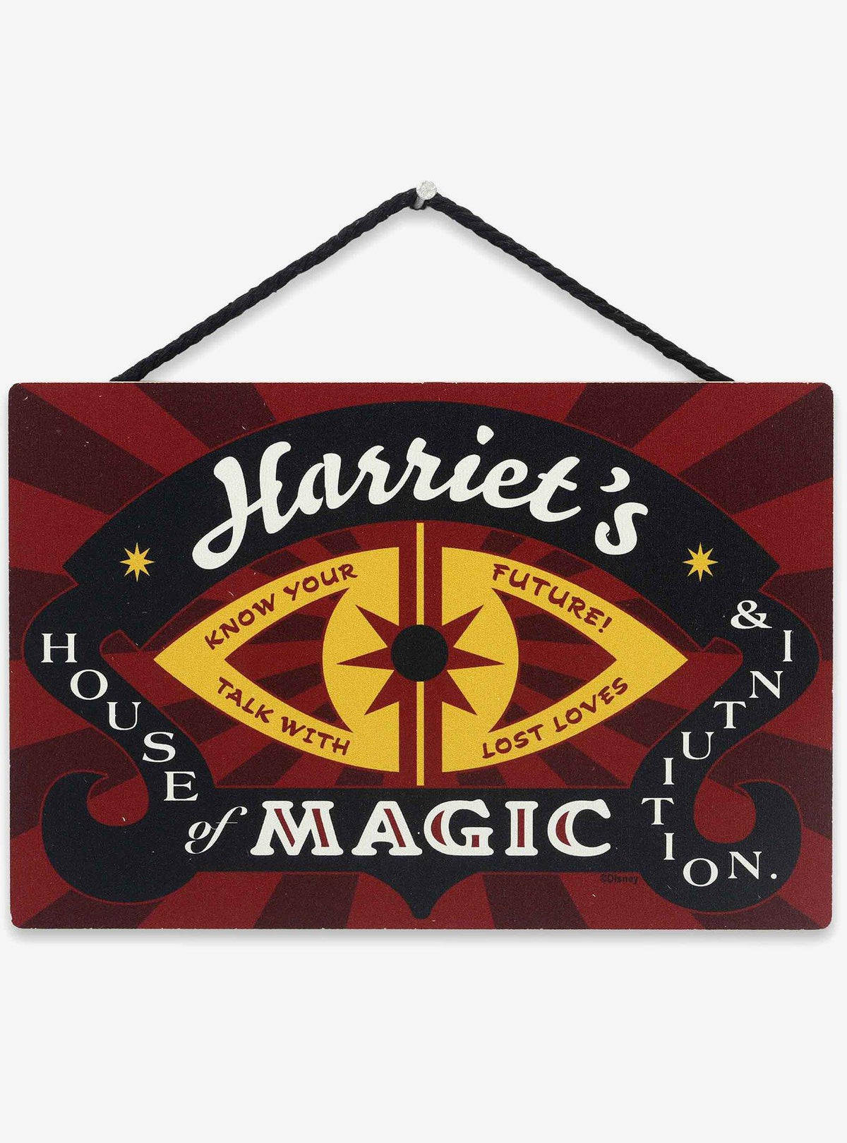 Letrero de madera Haunted Mansion: Harriet's House of Magic