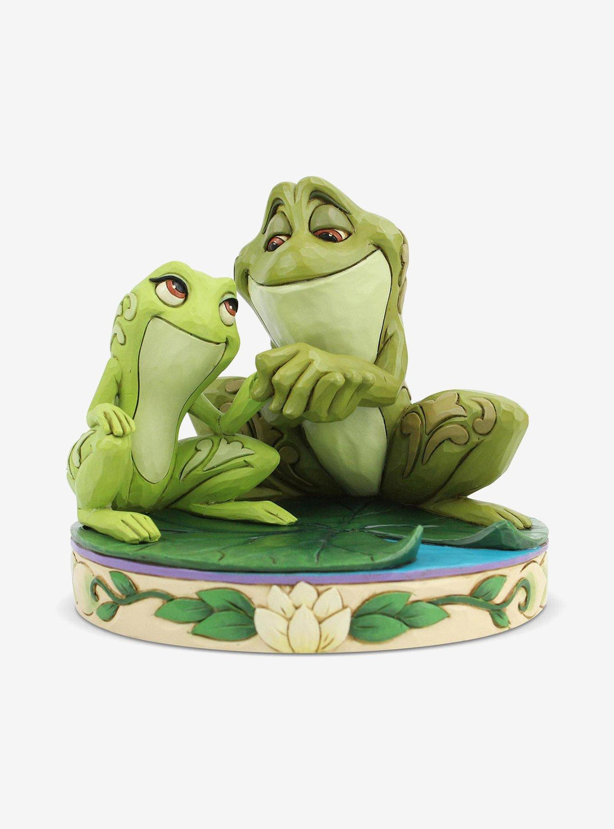 Figura de Tiana y Naveen convertidos en ranas