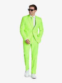 Traje verde lima neón para hombre