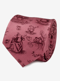 Corbata de hombre Disney Alice in Wonderland roja