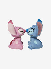 Salero y pimentero de Stitch y Angel