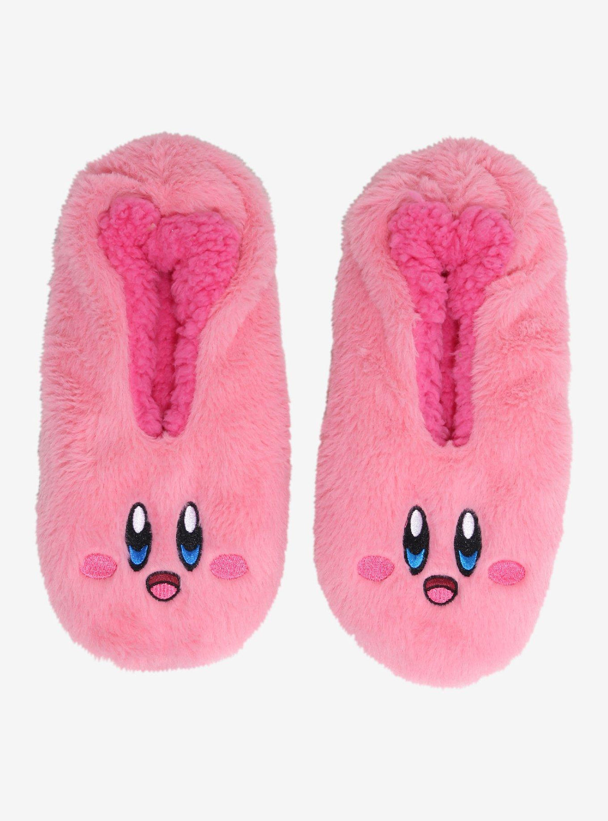 Calcetines tipo pantufla con la cara de Kirby