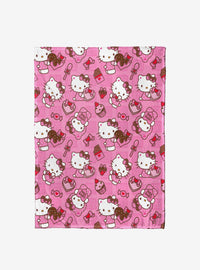 Manta de tacto sedoso Hello Kitty Love You Much