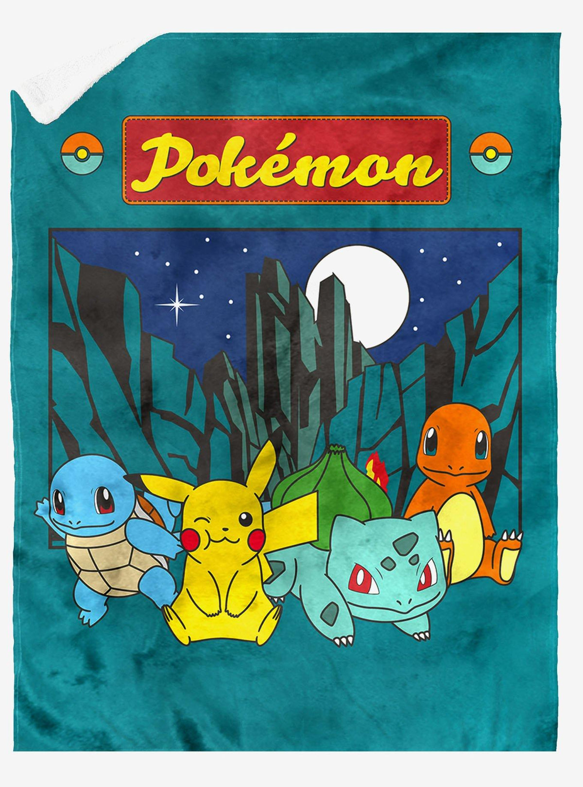 Manta Pokémon Under the Stars de sherpa Mink