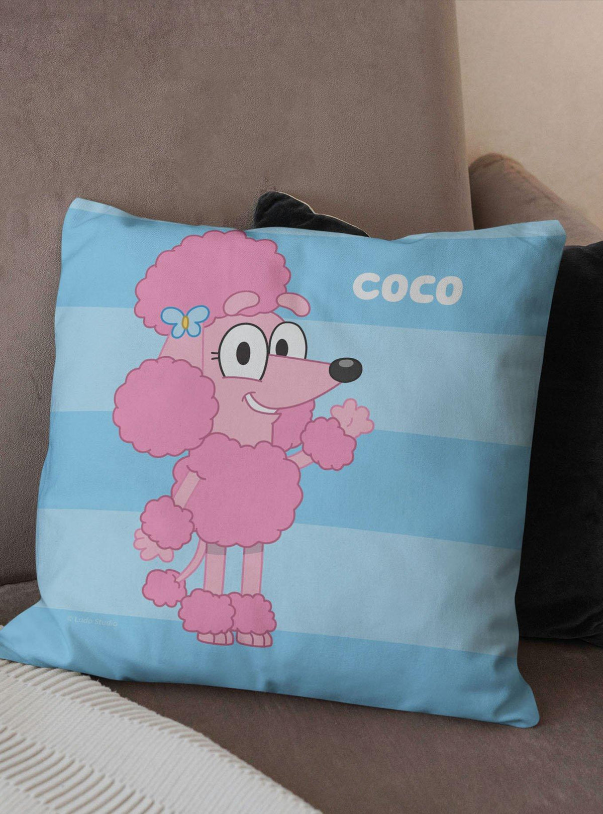 Cojín Bluey Roll Call: Coco