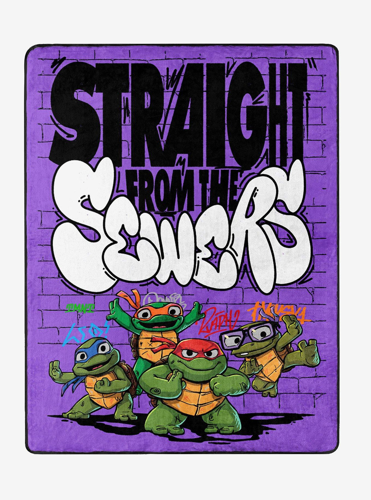 Manta de tacto sedoso Teenage Mutant Ninja Turtles