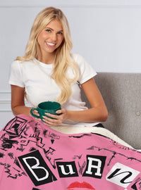 Manta Sherpa Burn Book de Mean Girls