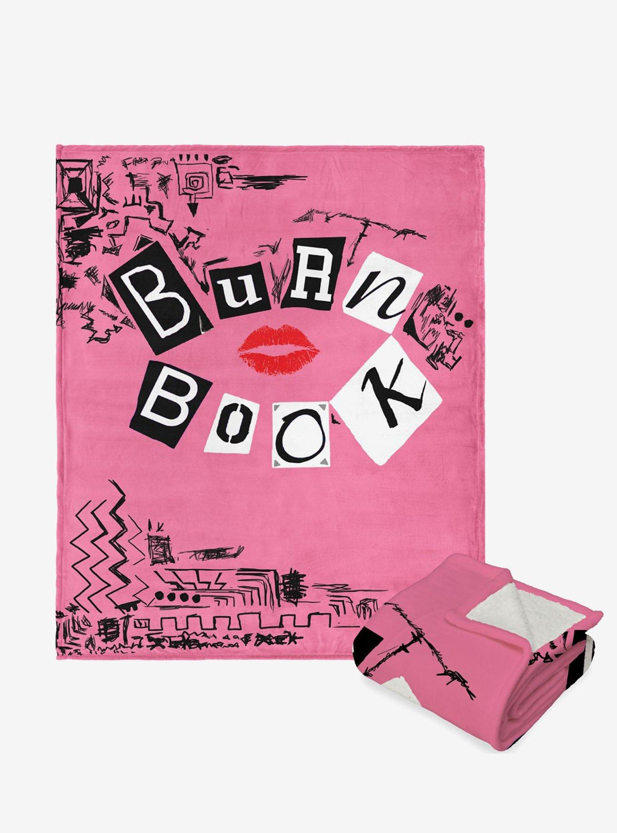 Manta Sherpa Burn Book de Mean Girls