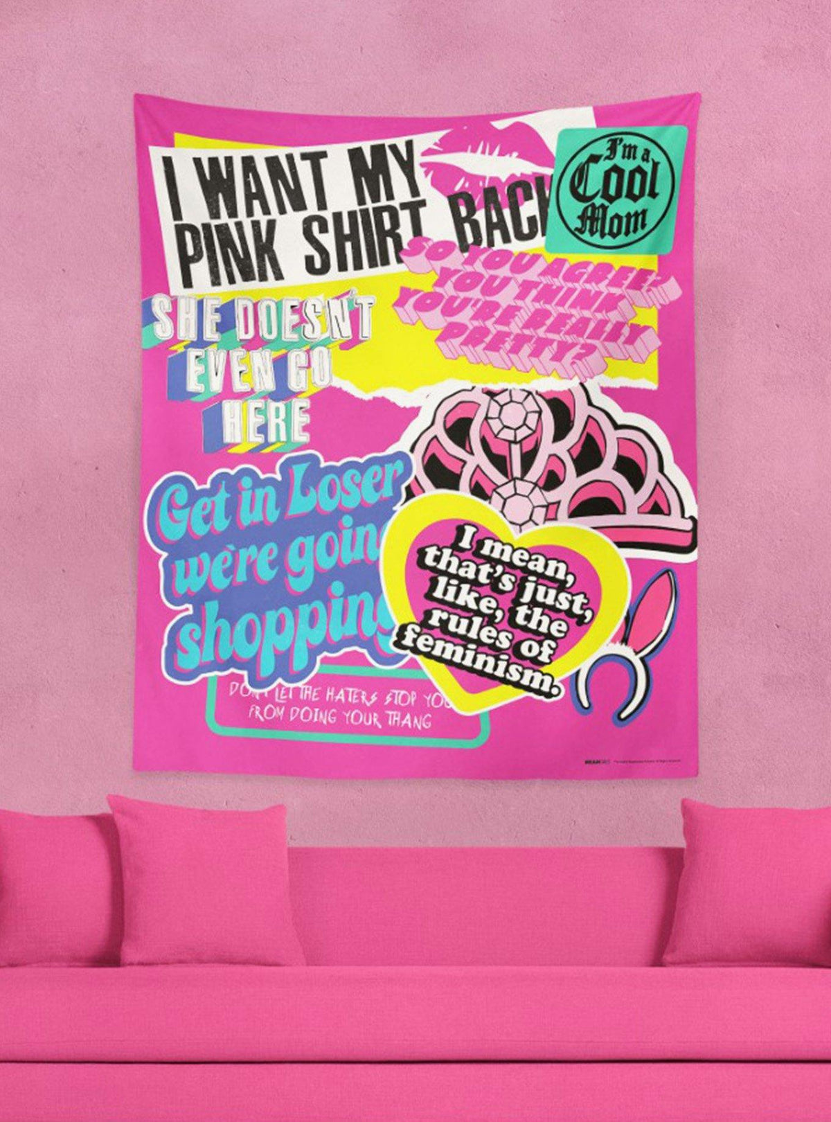 Tapiz decorativo Mean Girls Girl Talk