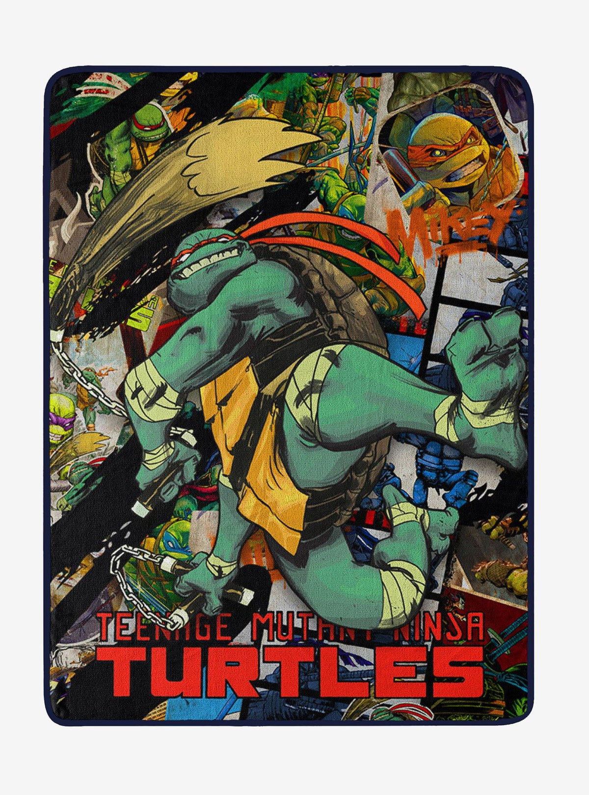 Manta Tortugas Ninja Micro Raschel: Mikey volador