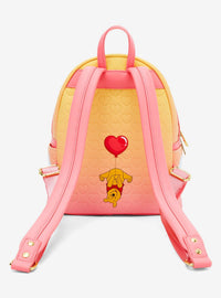 Mochila mini Disney Winnie the Pooh con globos de corazones