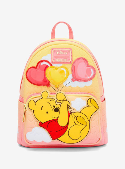 Mochila mini Disney Winnie the Pooh con globos de corazones
