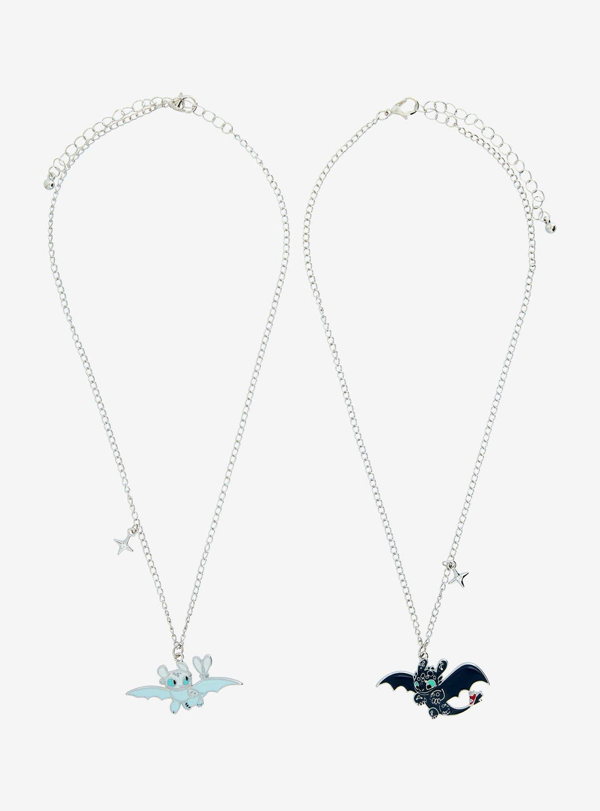 Set de collares de mejores amigos Toothless y Light Fury