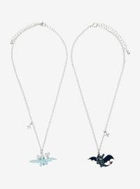 Set de collares de mejores amigos Toothless y Light Fury