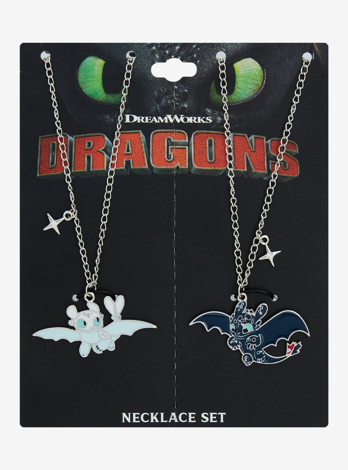 Set de collares de mejores amigos Toothless y Light Fury