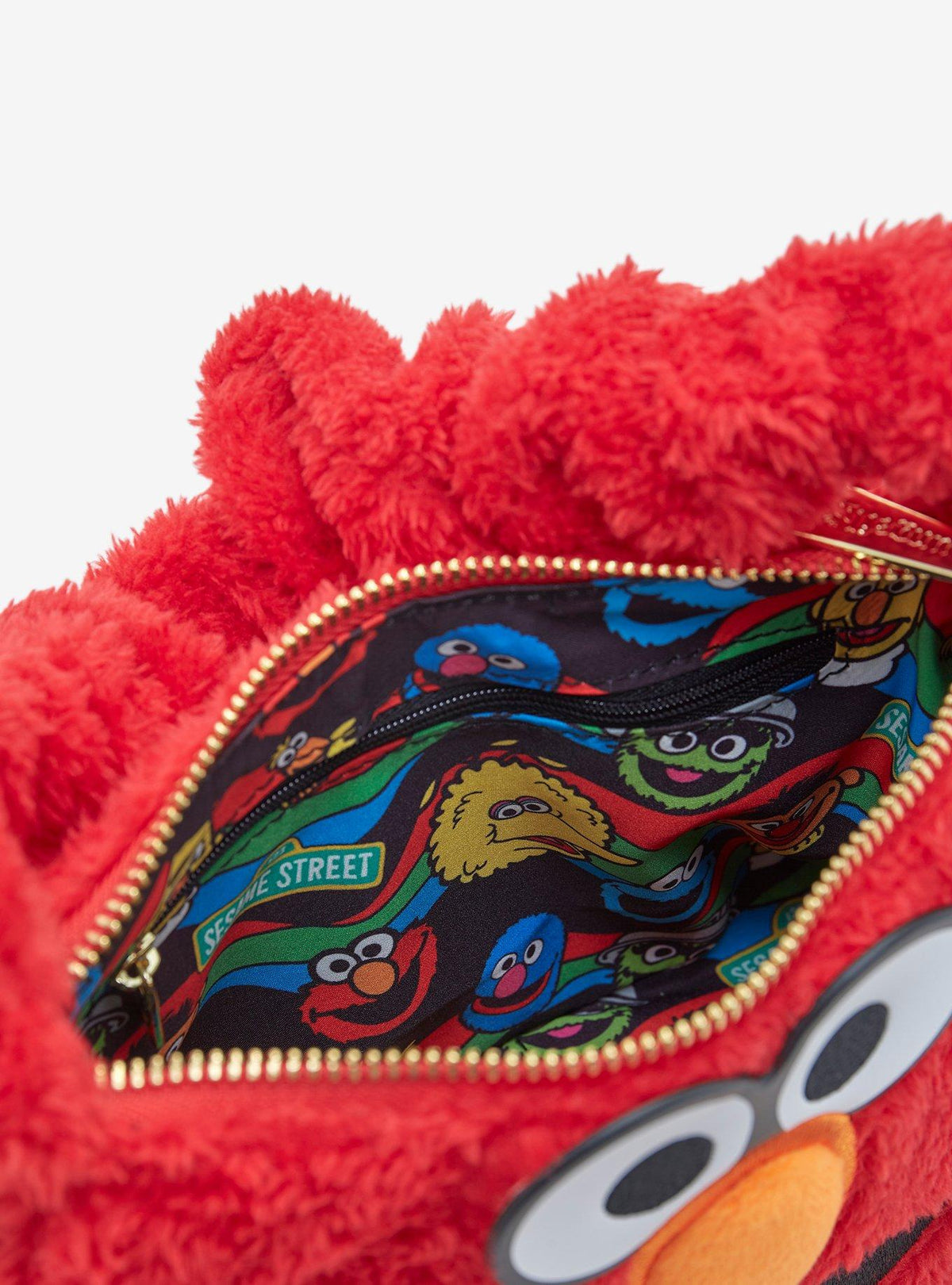Cartera bandolera afelpada de Elmo - Sesame Street