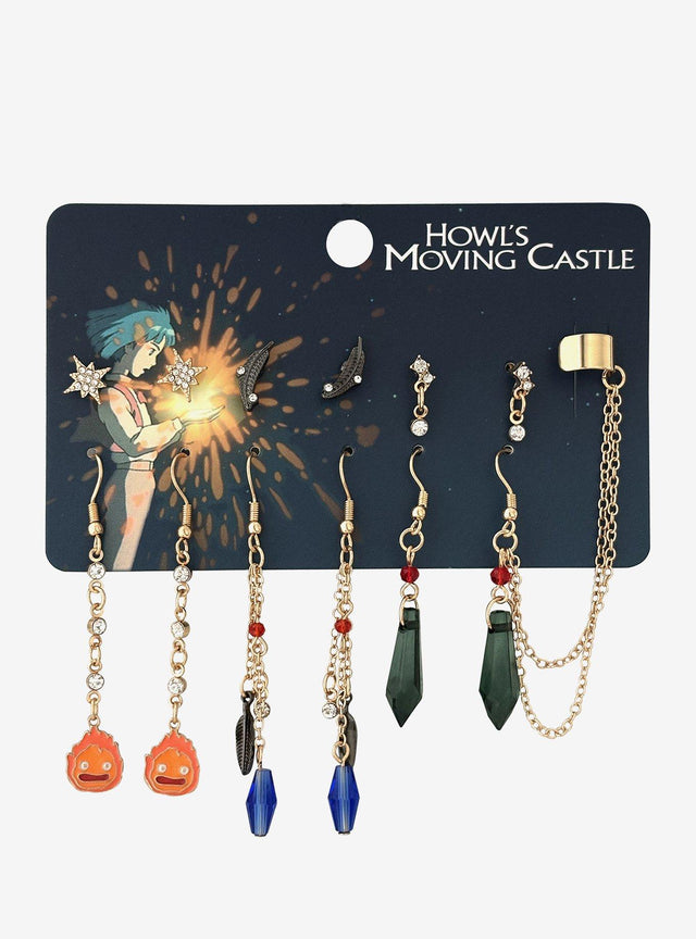 Set de aros Howl's Moving Castle de Studio Ghibli