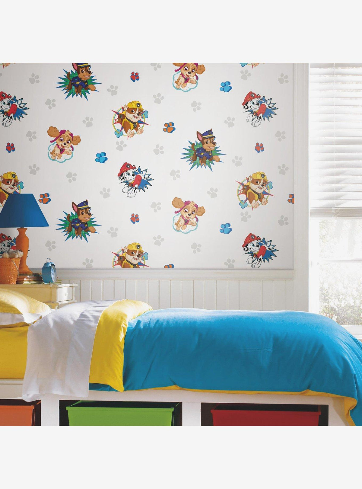 Papel mural autoadhesivo azul Paw Patrol