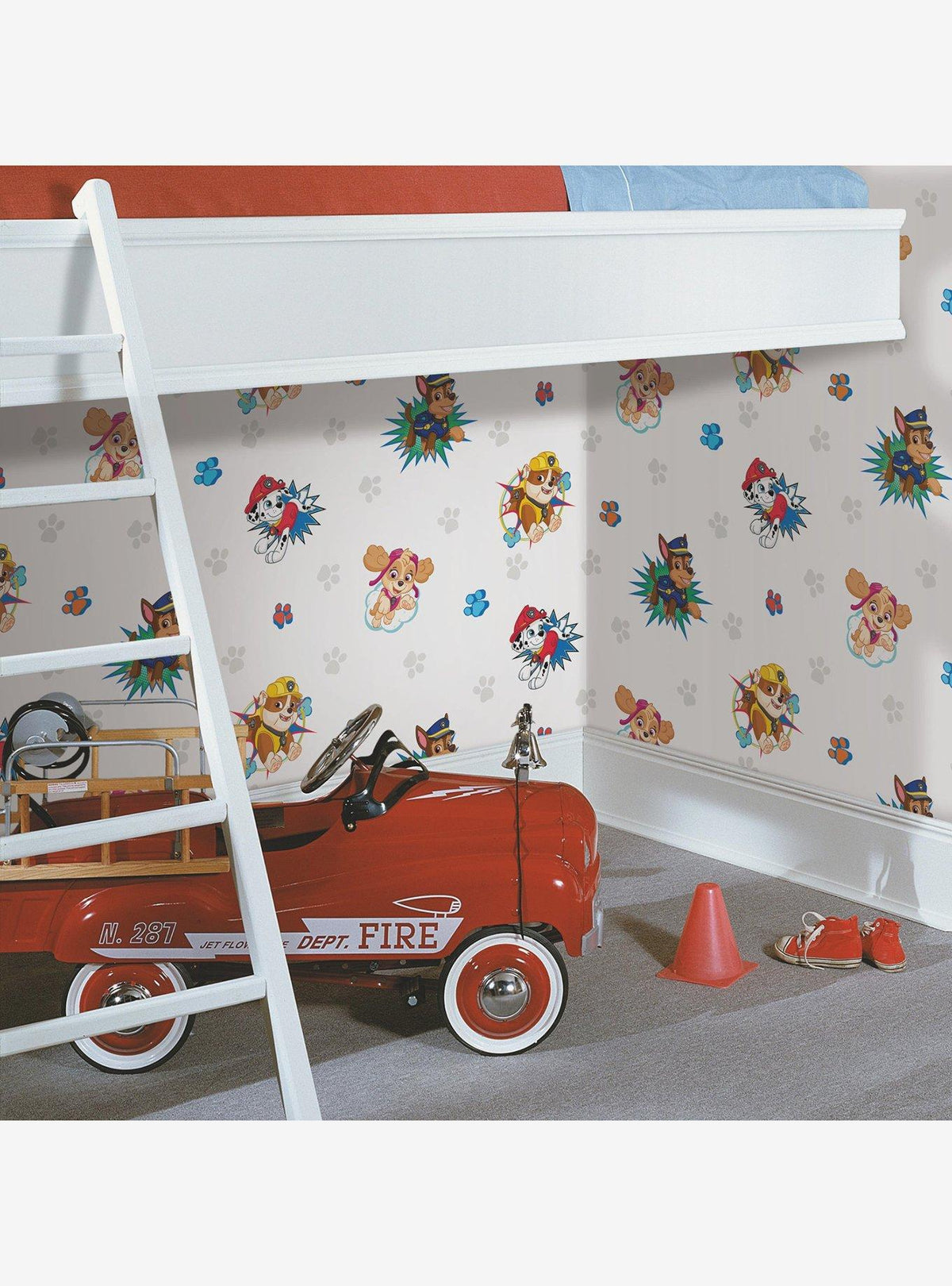 Papel mural autoadhesivo azul Paw Patrol