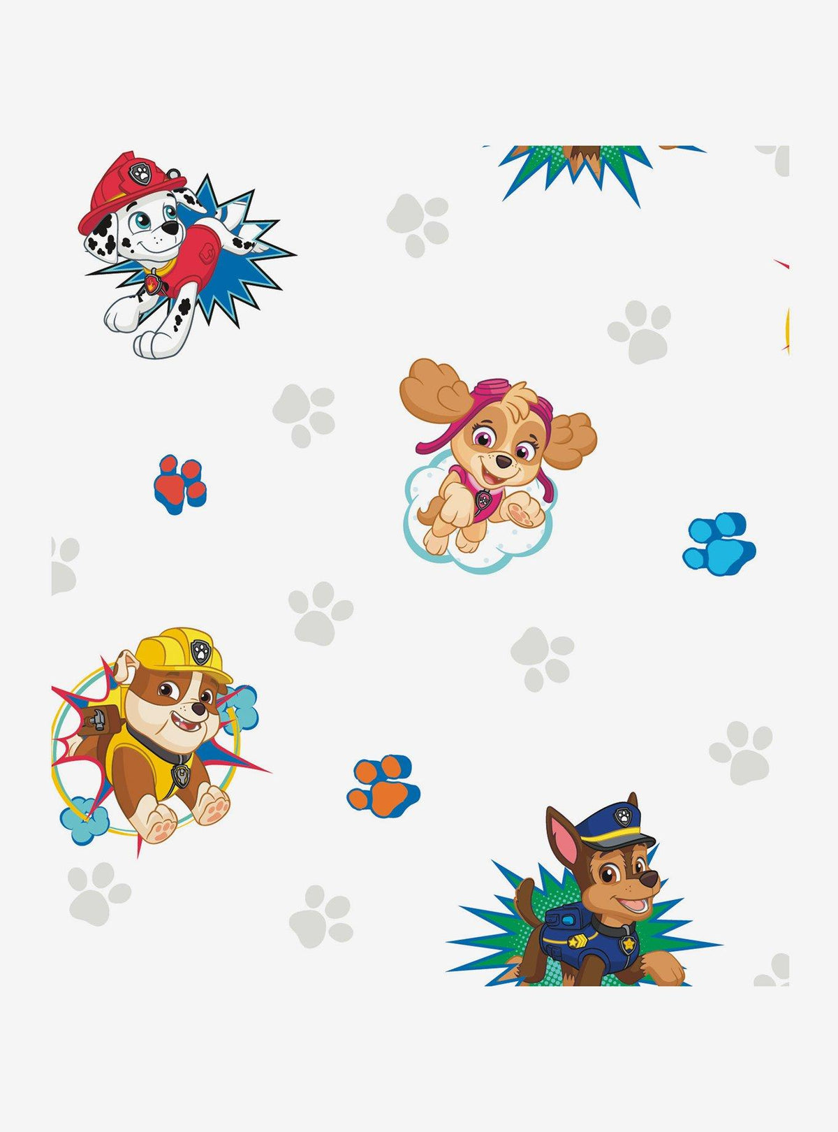 Papel mural autoadhesivo azul Paw Patrol