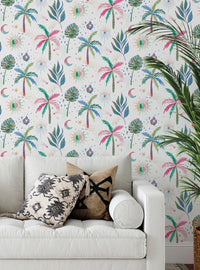 Papel mural autoadhesivo Nuit Tropicale