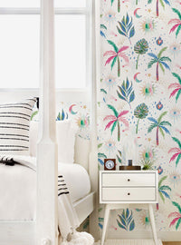 Papel mural autoadhesivo Nuit Tropicale