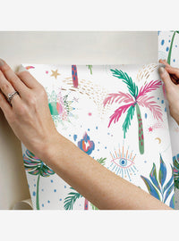 Papel mural autoadhesivo Nuit Tropicale